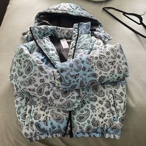NWT Paisley Puffer Jacket